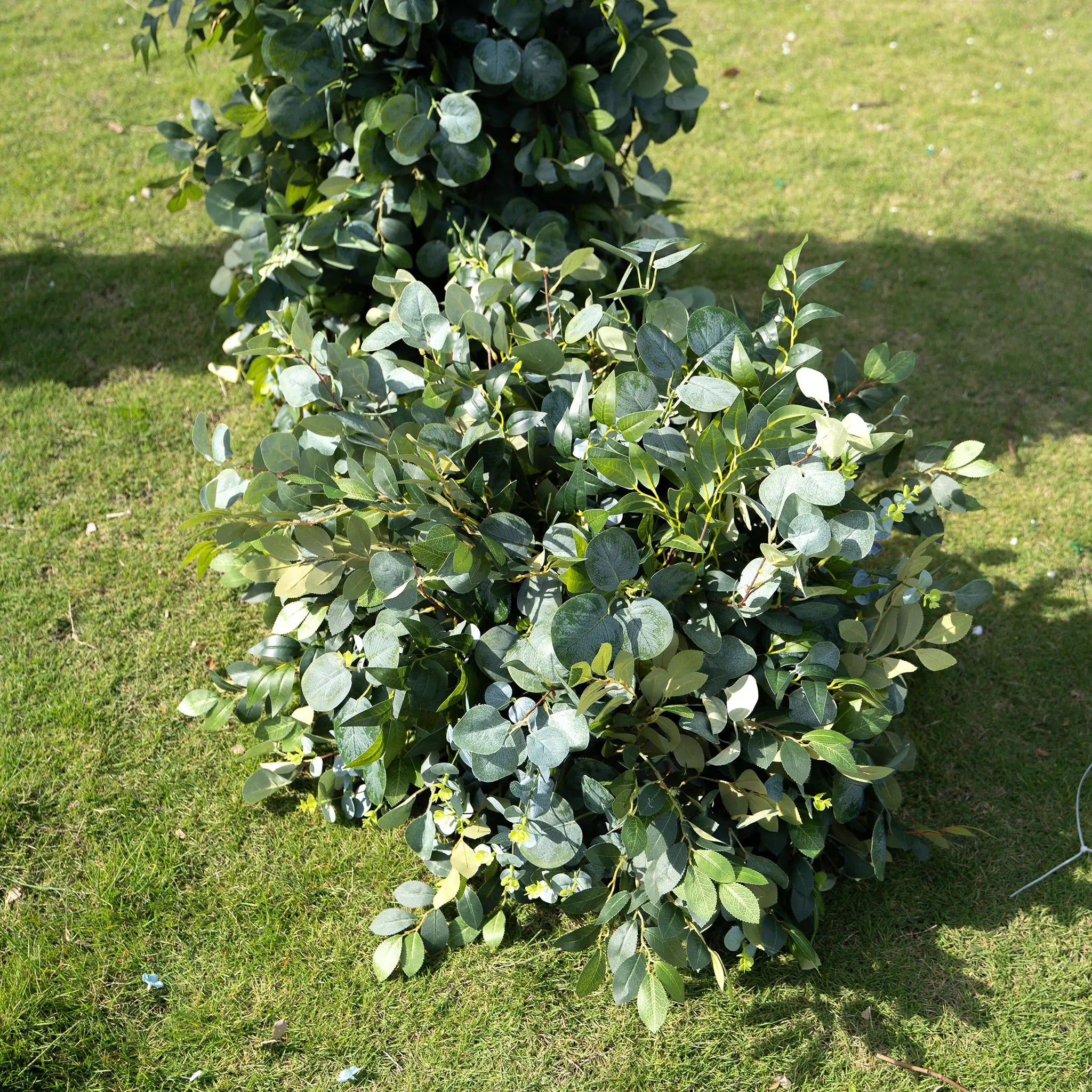 Flower Arch Wedding Backdrop - 3D Artificial Green Floral Arch | AmourBlossom